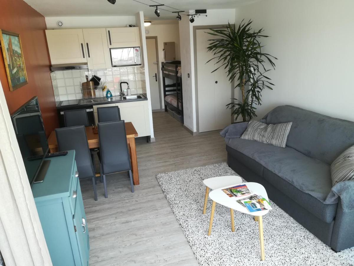 Studio Cabine Vue Port Avec Parking Prive, Piscine, Parc, Boulodrome Agde Ngoại thất bức ảnh